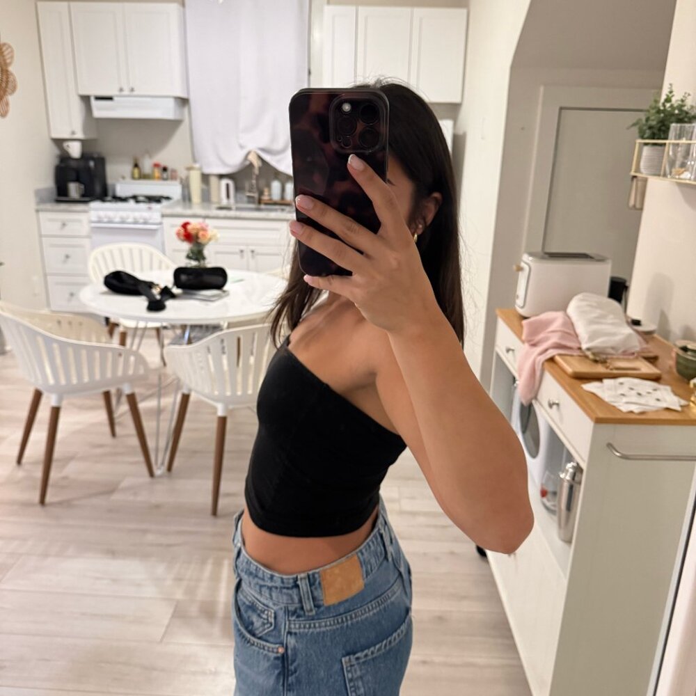 Black Edikted Tube Top - Picture 4 of 4
